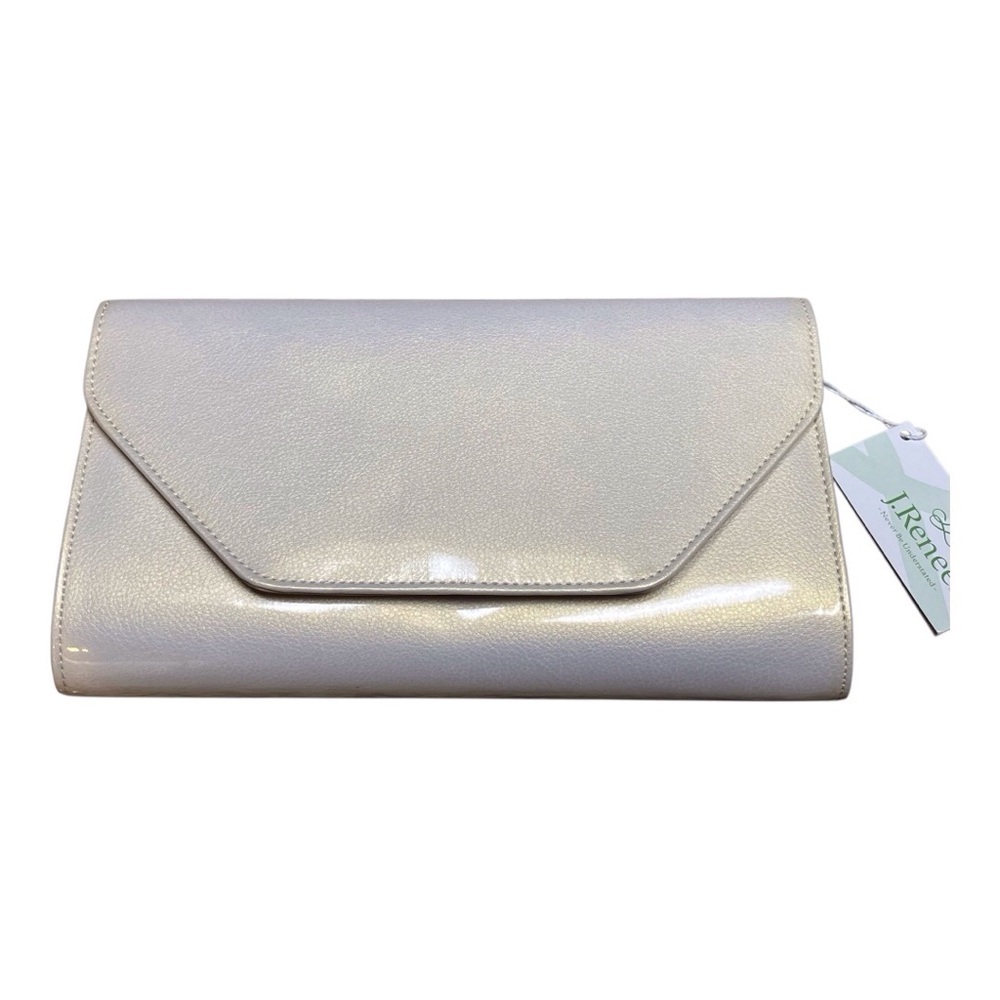 NWT J. Renee Pearlized Patent Leather Handbag/Shoulder Bag